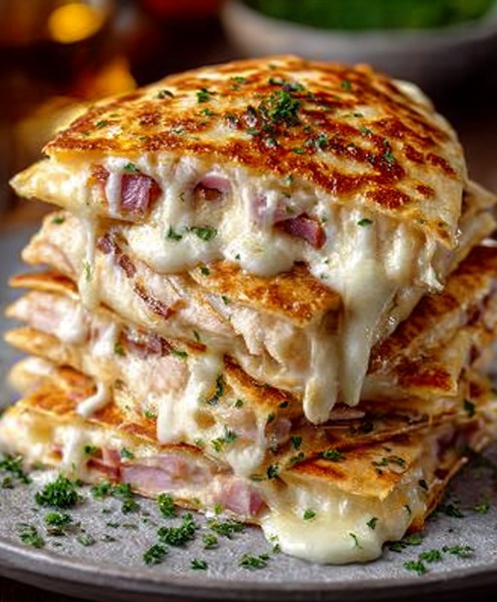 Hühnchen-Cordon-Bleu-Quesadilla image 2