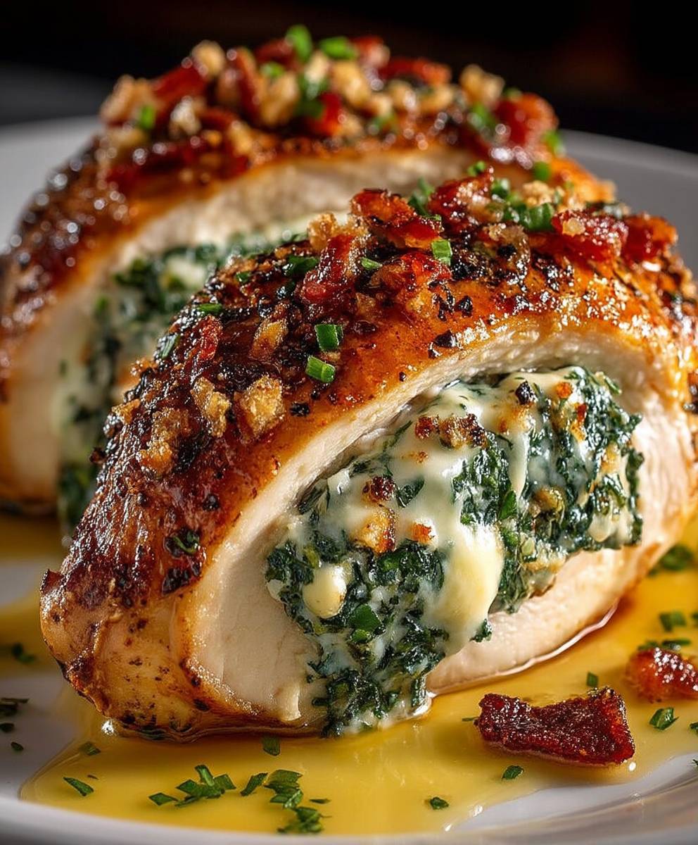 Ruth's Chris gefülltes Hähnchen – Nachgemachtes Rezept | Einfaches Abendessen in 45 Minuten image 2