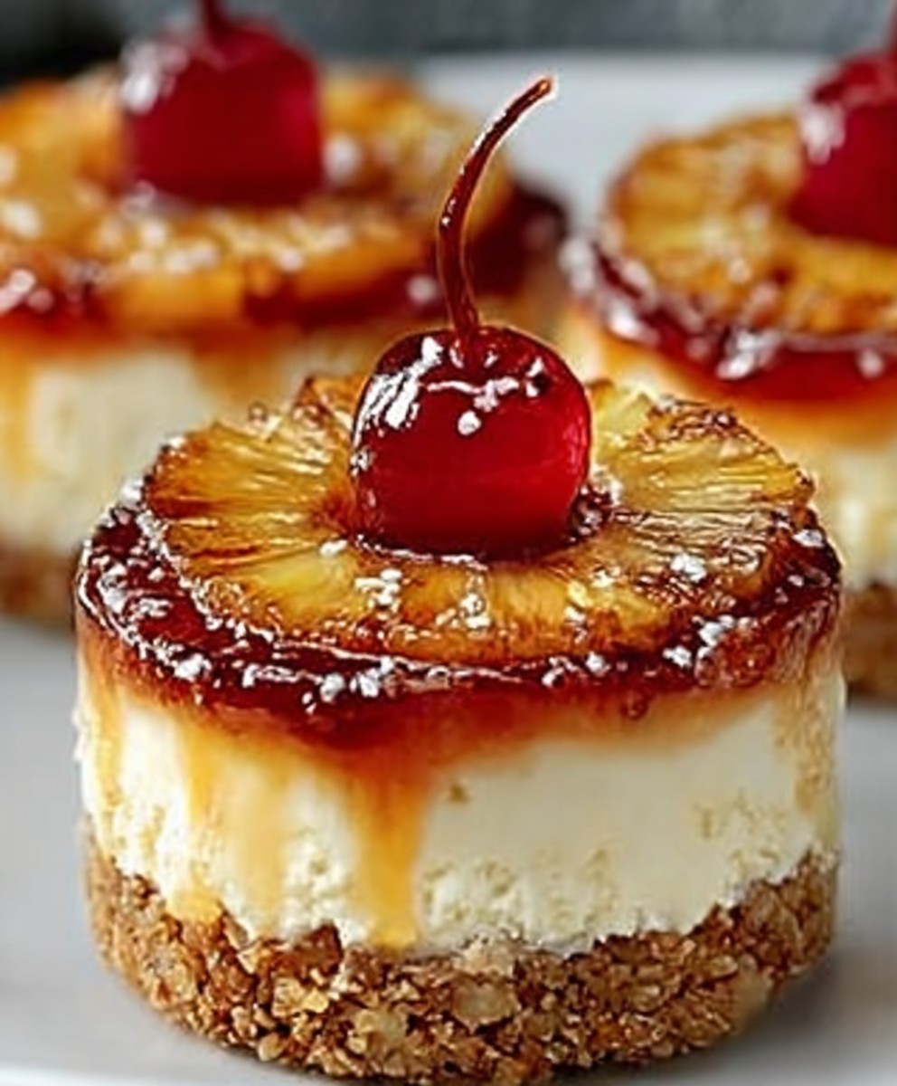 Mini-Ananas-Upside-Down-Käsekuchen image 2