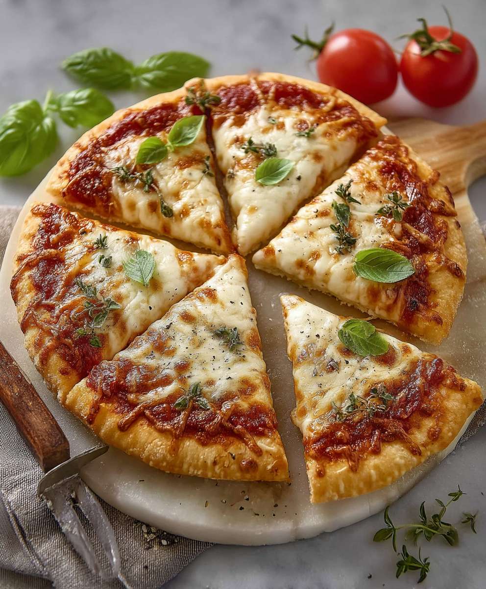 Pizzaboden aus Hüttenkäse image 2