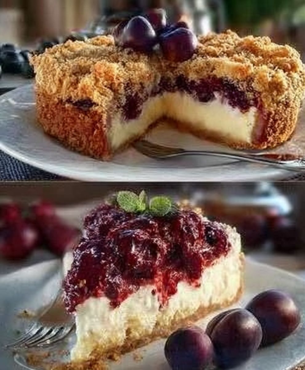 Der Hit gerade jetzt, Zwetschgen Streuselkuchen mit 500 g Magerquark - Kochen Mit Uns image 2
