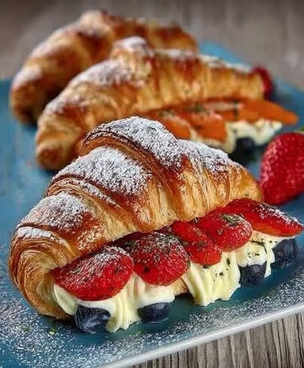 Gefüllte Karotten im Croissant image 2