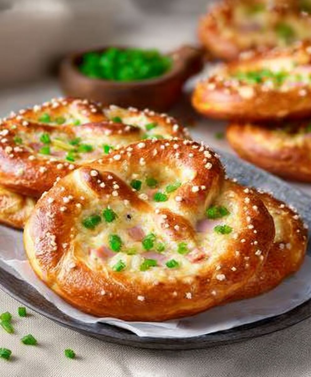 Überbackene Brezeln mit Rindfleisch & Käse image 2