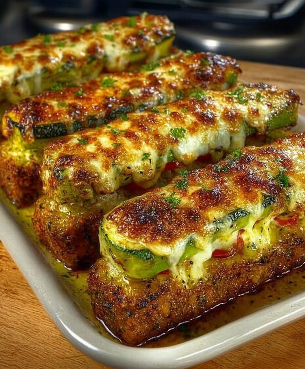 Verfeinern Sie Ihr Grillvergnügen mit diesem einfachen Rezept für Zucchini-Spieße mit Knoblauchbutter. image 2