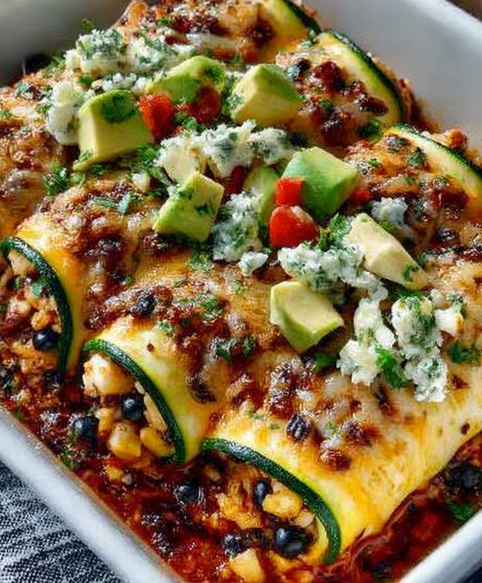 Zucchini Enchilada Roll Ups image 2