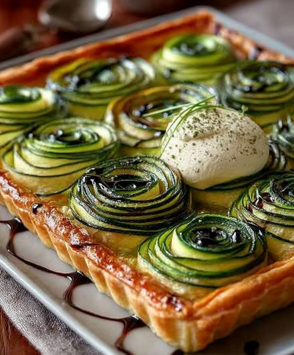 Zucchini Rosette Tart image 2